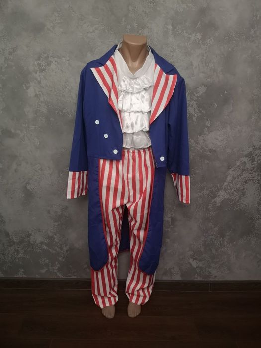 Карнавал маскарад костюм фрак американський Дядько Сем косплей хеловін