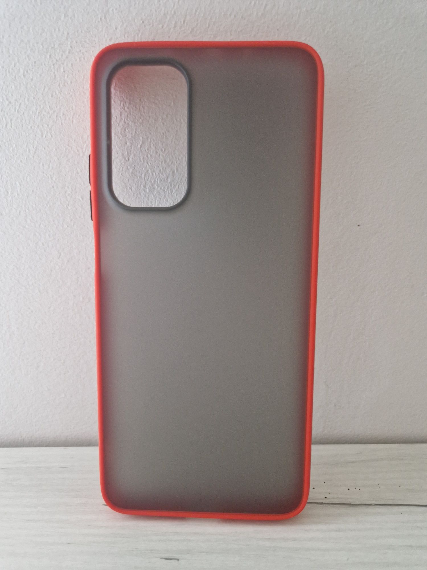 Vennus Color Button Bumper do Xiaomi Mi 10T/Mi 10T Pro 5G Czerwony