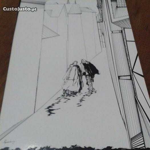 Uma Rua (Fausto e Margarida). Azevedo, Rui de. Trabalho Serigráfico