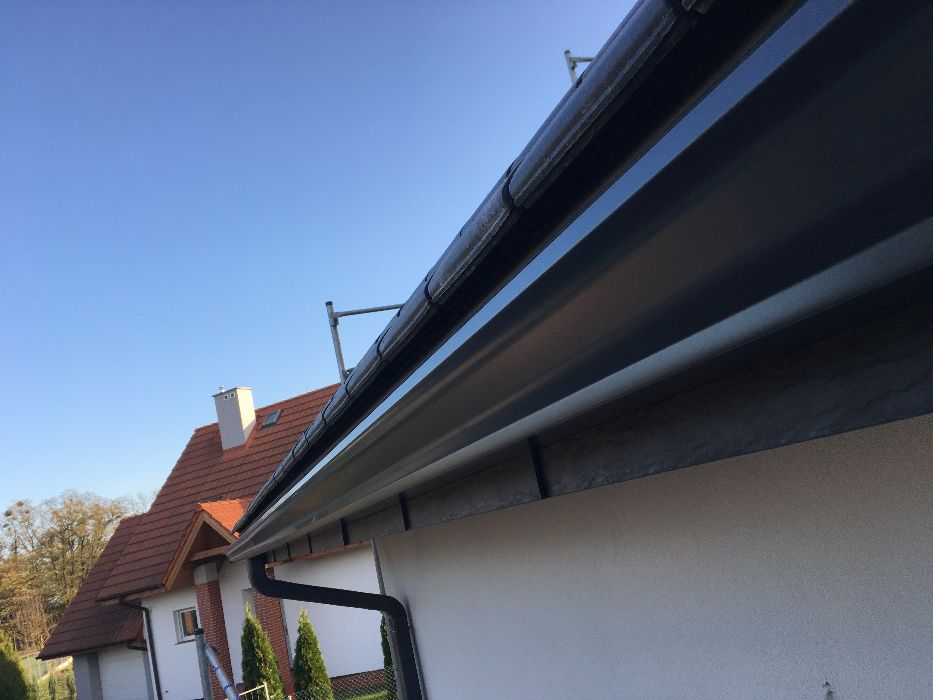 Rynny aluminiowe bez łączeń, ciągłe, ciagnione, taniej niż galeco