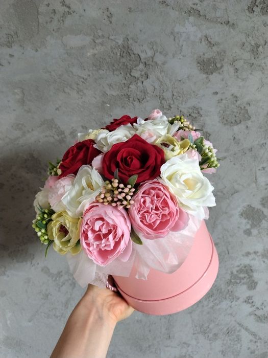 Box kwiatowy prezent