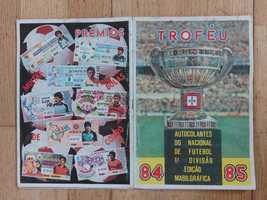 Caderneta de cromos "Troféu 84-85" - Completa