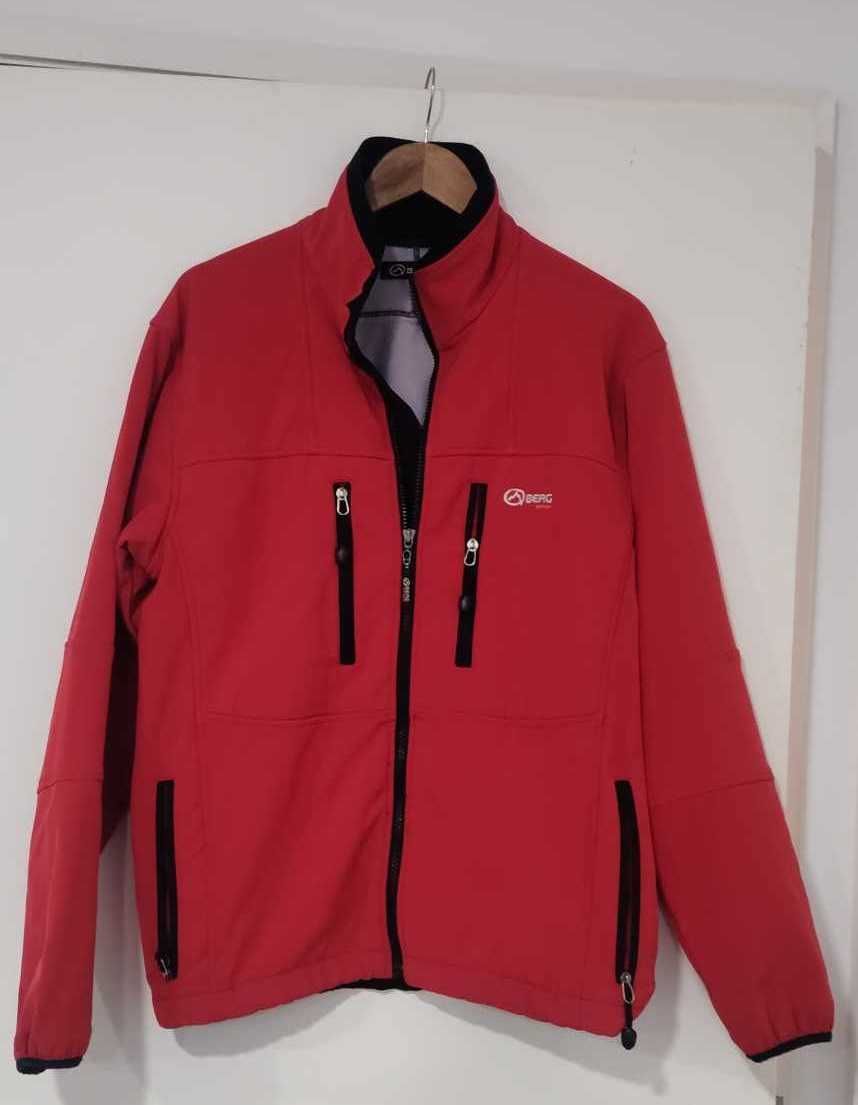 Casaco Berg Outdoor – tam – M – vermelho e preto