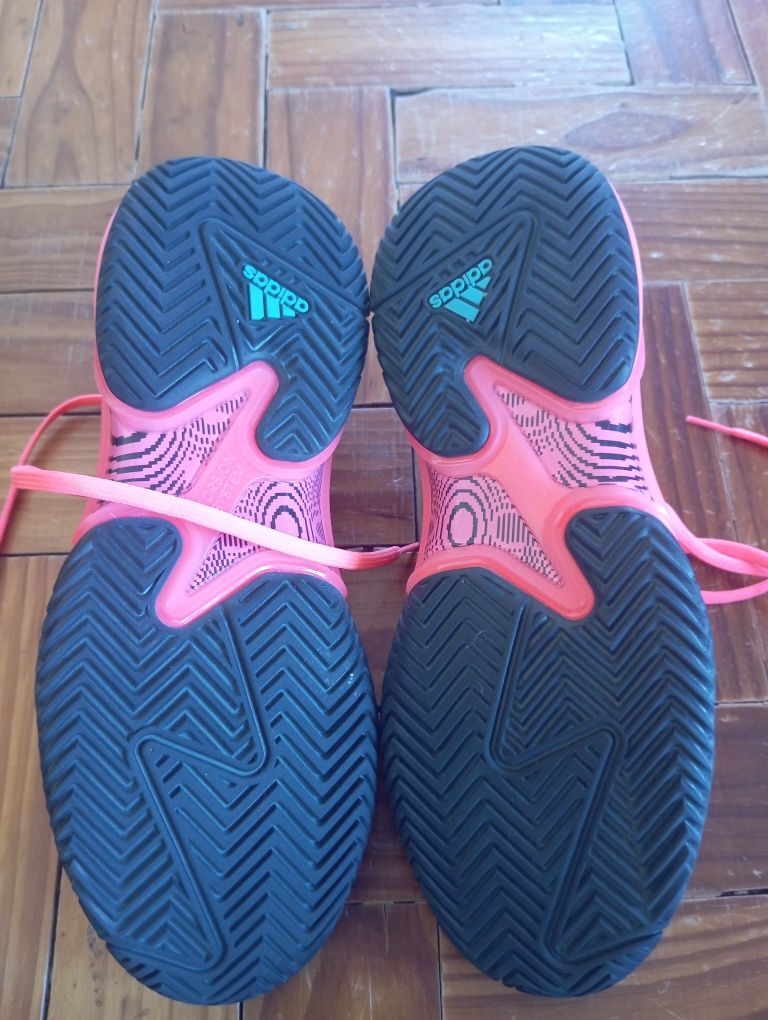 Sapatilhas padel adidas barricade orange