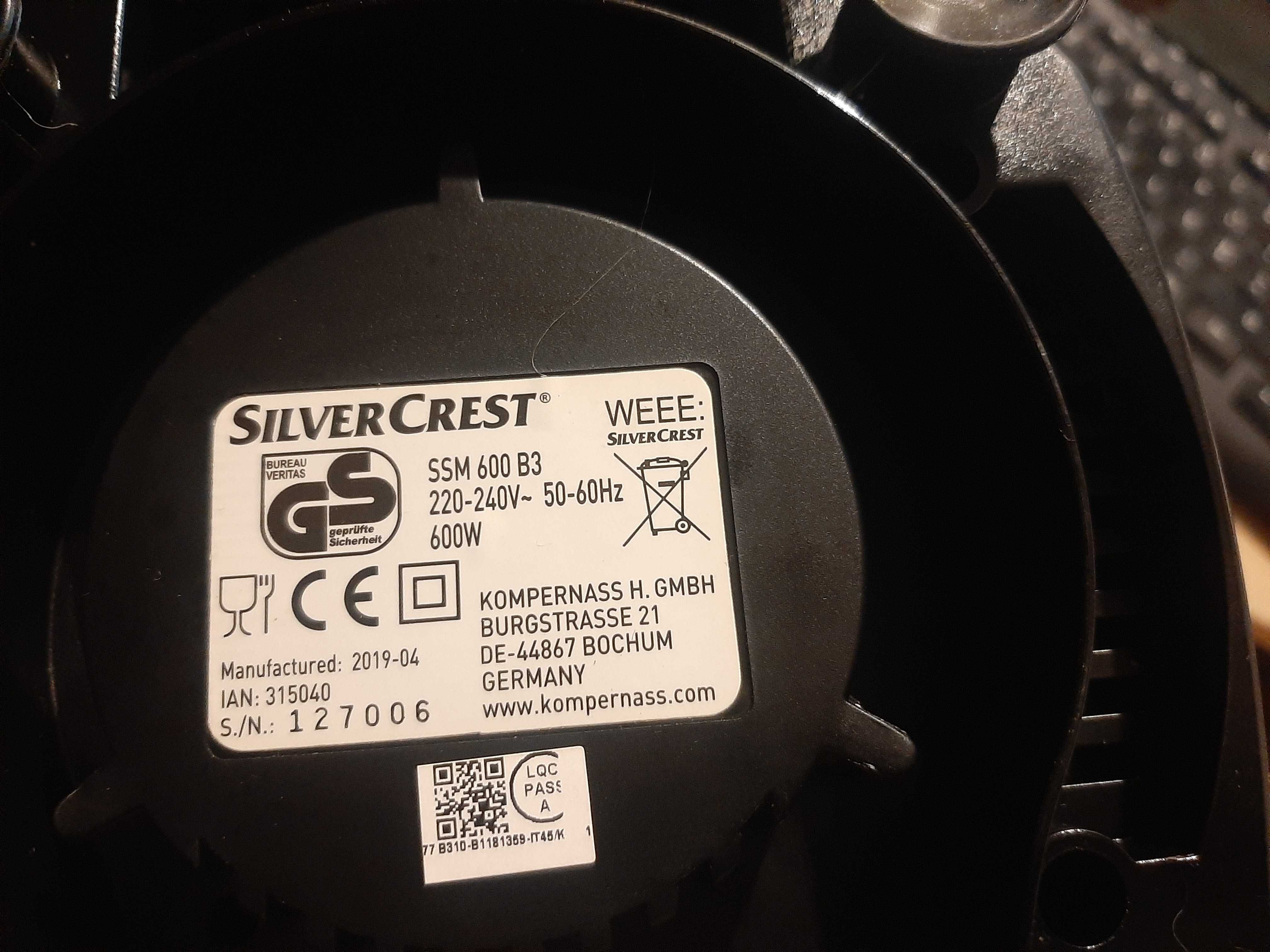 Liquidificador SilverCrest para peças