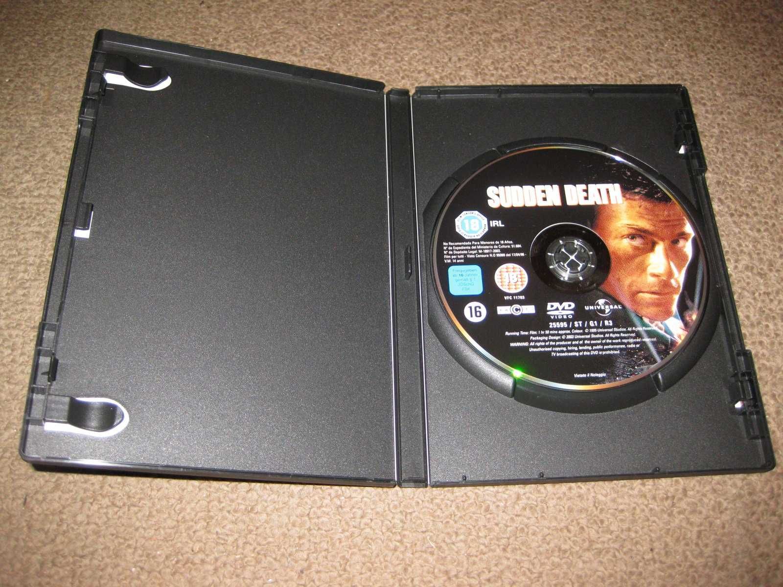 DVD "Morte Súbita" com Van Damme/Raro!
