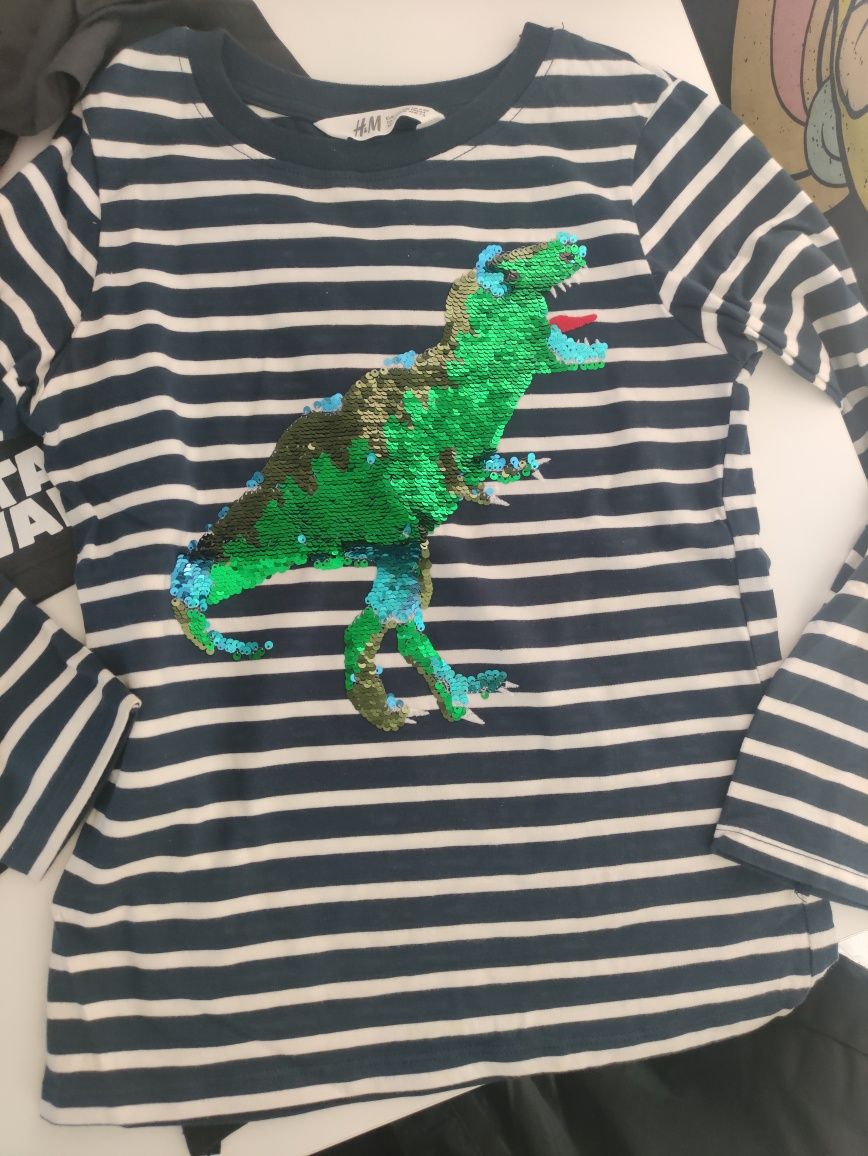 T-shirt 4 sztuki - bluzki / bluzka h&m rozm. 122 / 128
