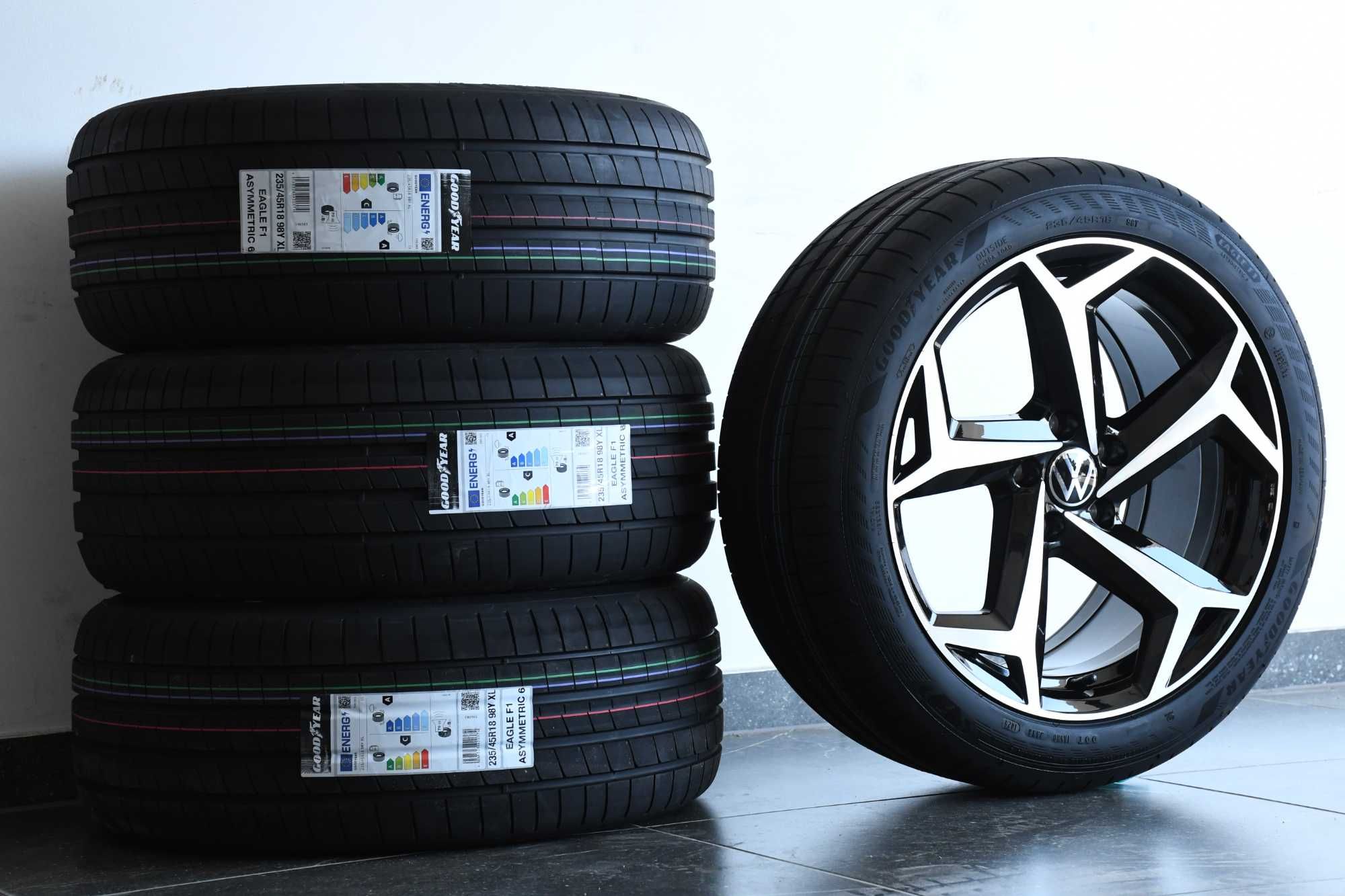 NOWE Koła Alufelgi 18" VW Passat OE 3G0.601.025.BG Goodyear Lato 2025