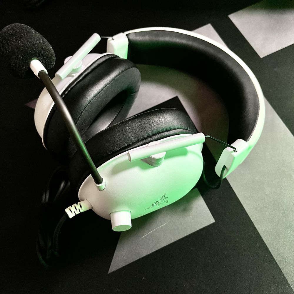 Razer BlackShark V2 X White – Headset Gaming com fio
