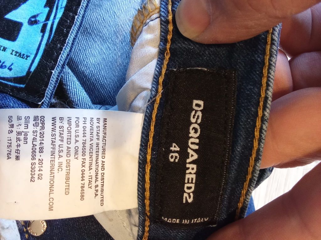 Oryginalne jeans męskie dsquared2 legit westiaire collective