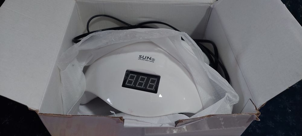 Набор лампа для маникюра Sun one 48W лаки втирки