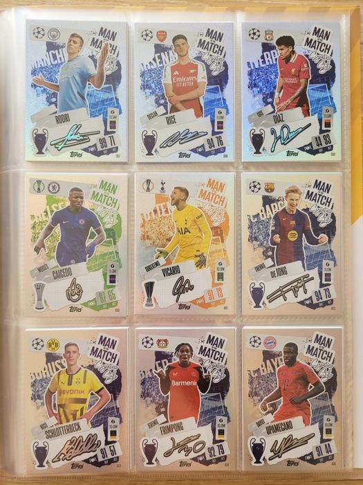Lote de Cartas Match Attax 24/25