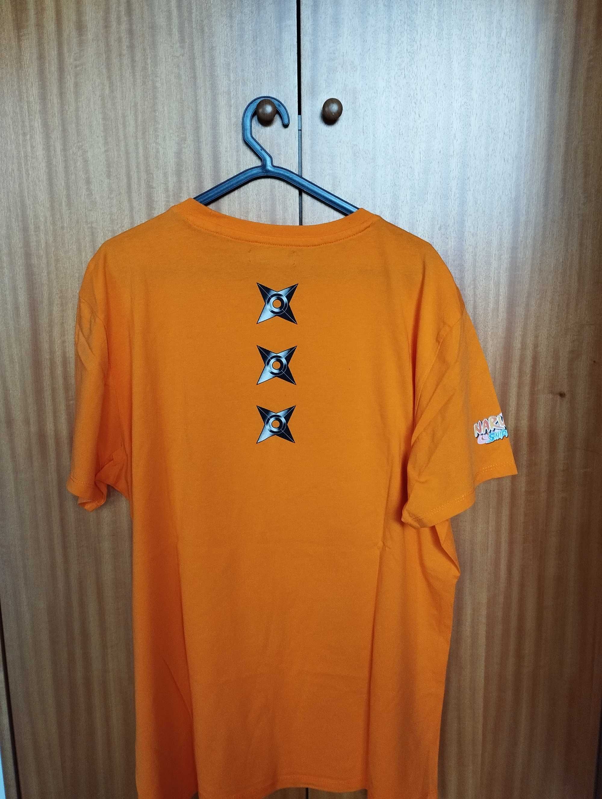 T-shirt Naruto Bershka laranja