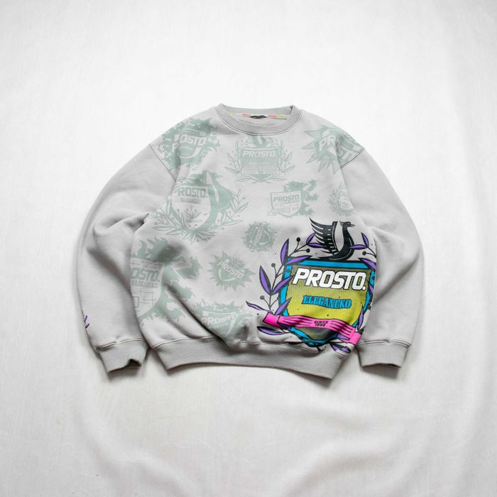 Y2k Prosto boxy bluza M hip hop