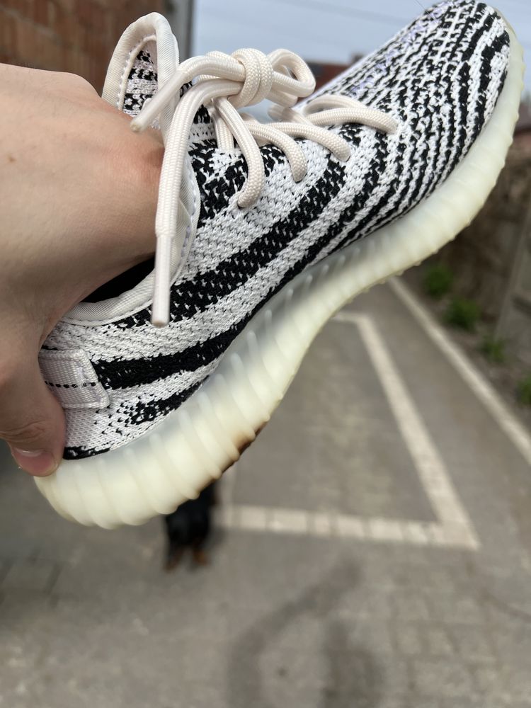 Adidas Yeezy Boost 350 V2 Zebra sneakersy niskie białe kanye 39 1/3