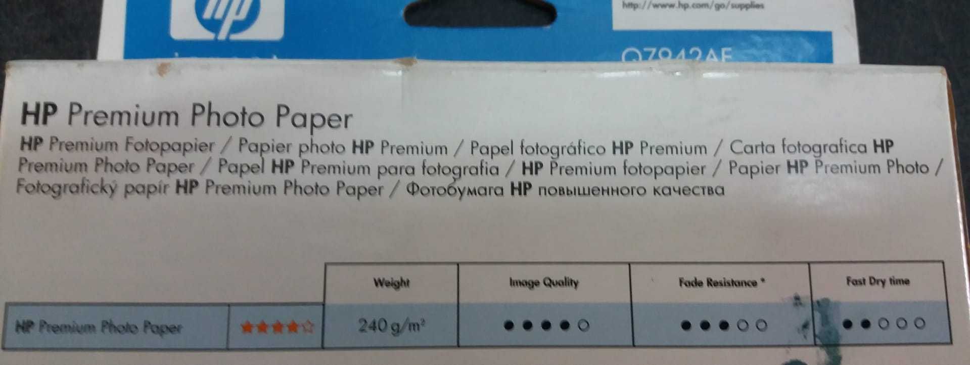 Papel Fotográfico HP Premium Glossy