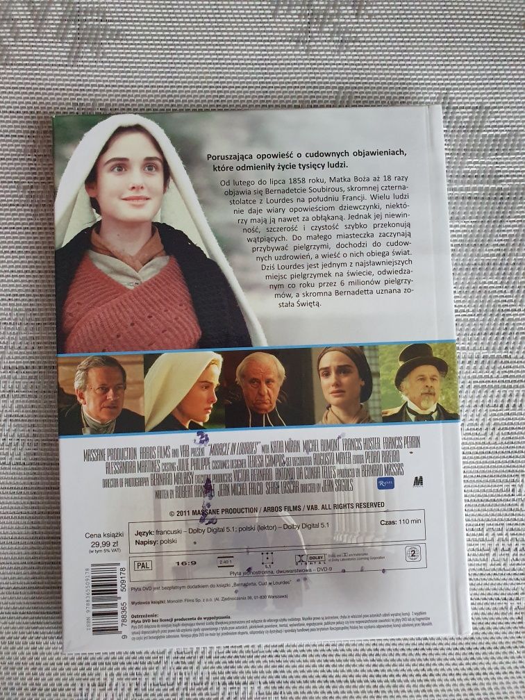 Film dvd "Bernadetta Cud w Lourdes"