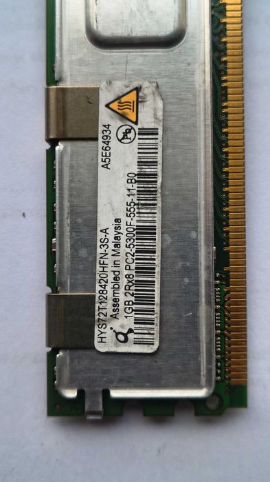 INFINEON Pamięć RAM serwerowa HYS72T128420HFA-3S-A 1GB