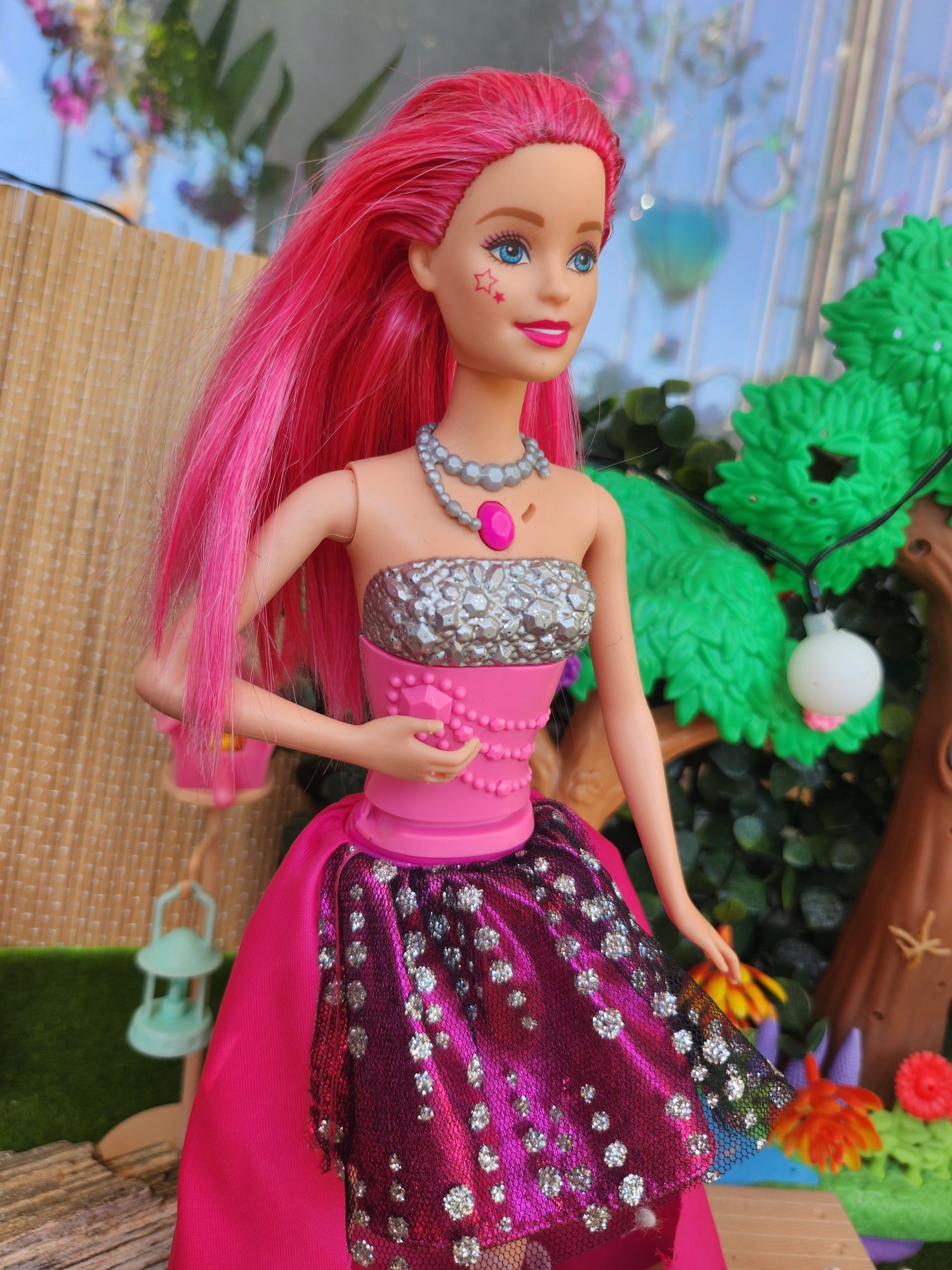 Lalka Barbie mattel tęczowe włosy lalki laleczka Barbi