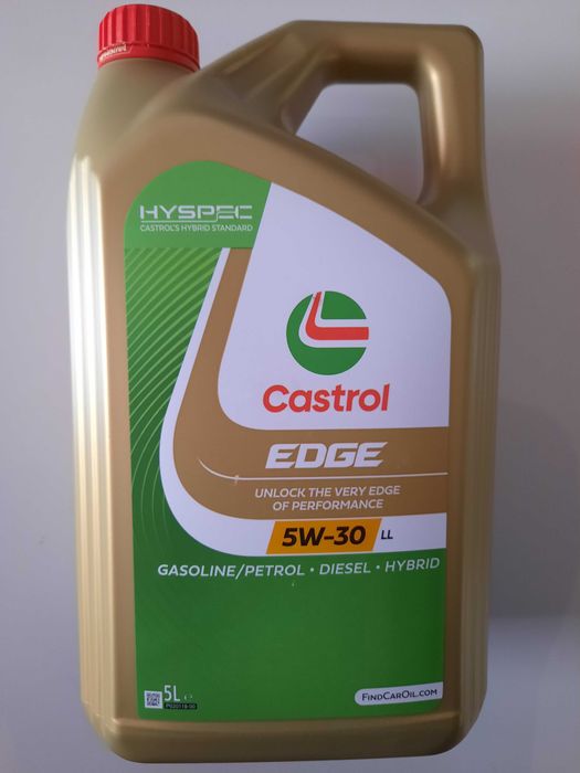 Olej silnikowy Castrol Edge 5W30 LL - 5 litrów x 2 szt.