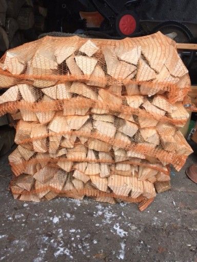 OWOCOWE Drewno do wędzenia kominkowe sezonowane  na ognisko workowane