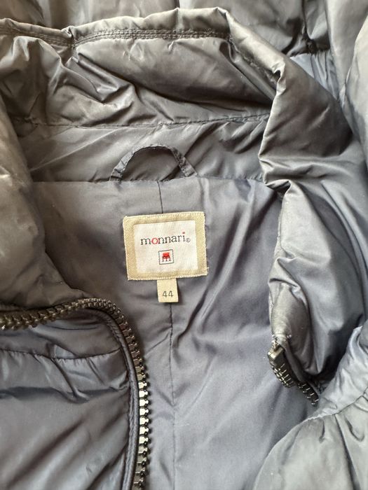 Monnari granatowy plaszcz puchowy rozmiar 44