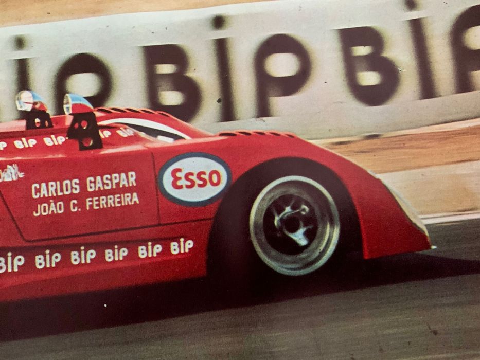 Poster do Jornal O Volante do Lola T280 da equipa BIP