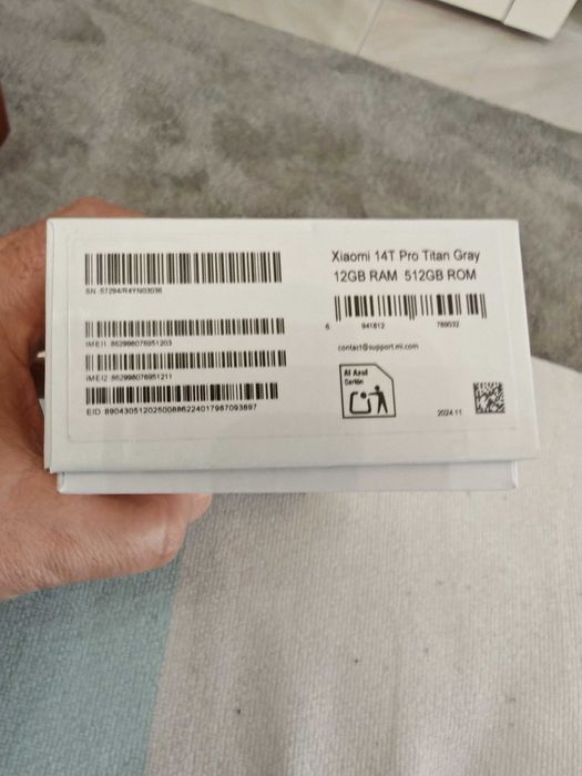 Xiaomi 14 T Pro 12/512 novo na caixa a estrear.