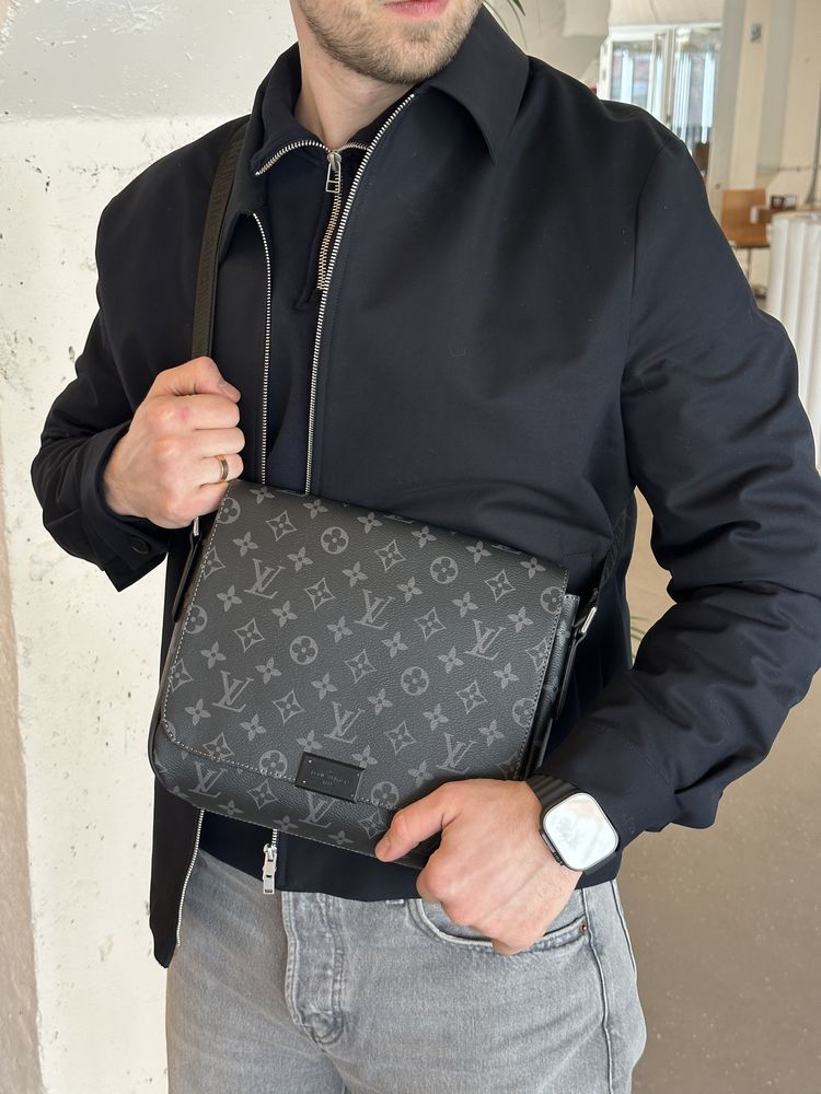 Мужская сумка Louis Vuitton чоловіча сумка барсетка мессенджер клатч