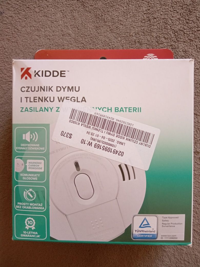 Czujnik dymu i tlenku węgla