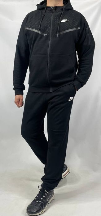Мужской спортивный костюм Nike коттон осень зима