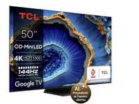Telewizor TCL Mini LED 50QM8B: QLED 4K 144Hz Google TV, HDMI 2.1