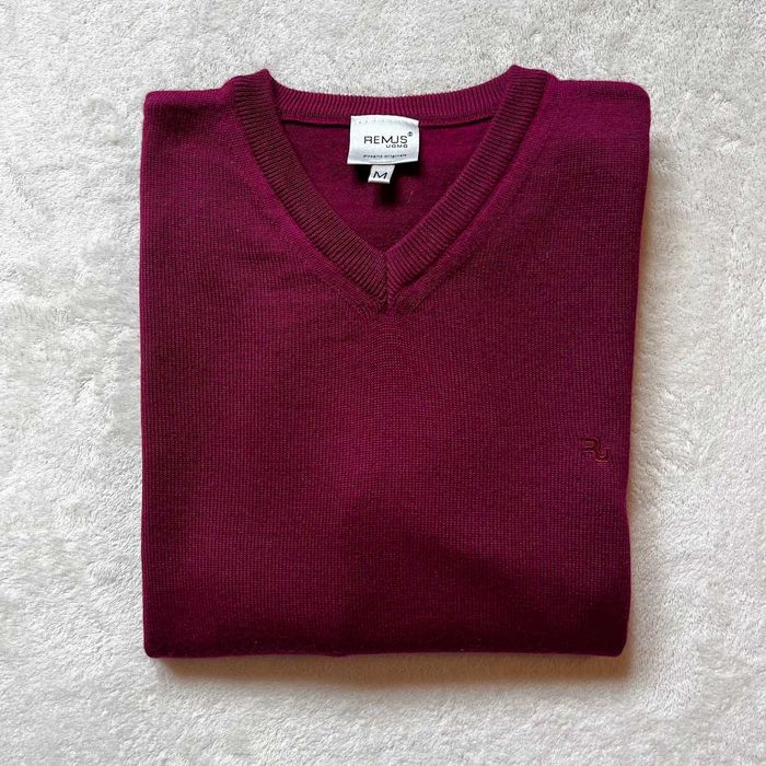 Remus Uomo - Lekki sweter, rozmiar M, stan idealny