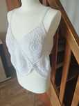 Biały top handmade