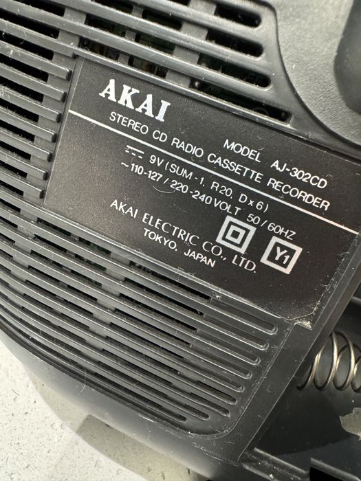 кассетный магнитофон Akai  чистый  японец ‼️
