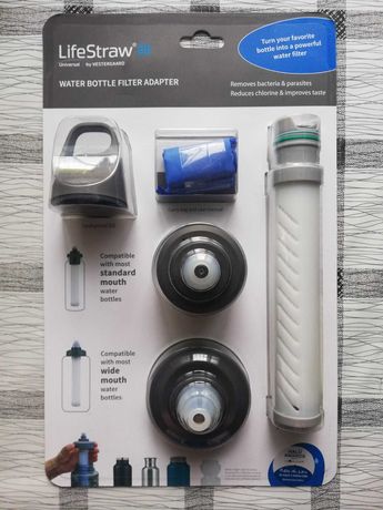 Life Straw туристический фильтр для воды с набором крышек-клапанов.
