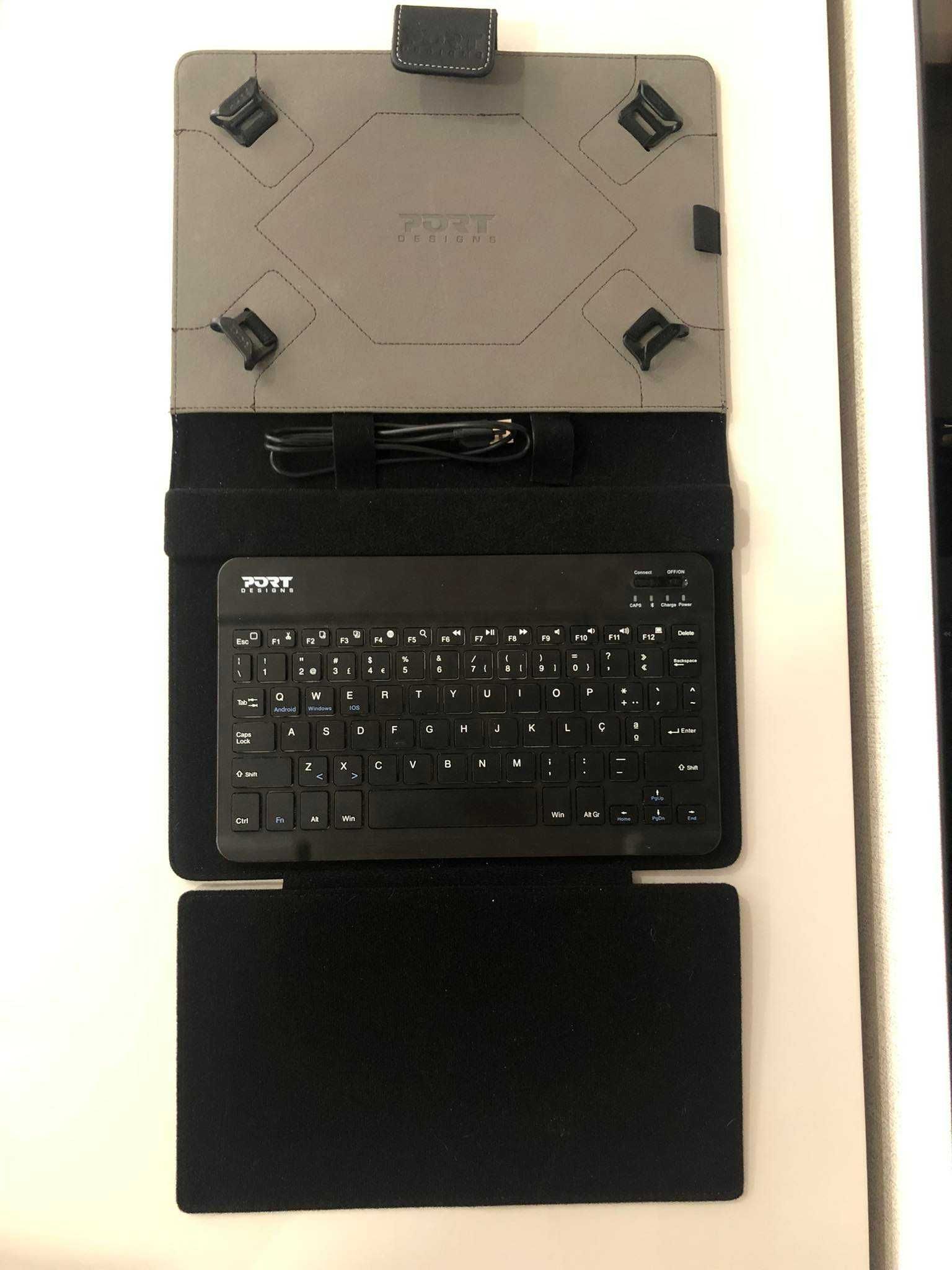 Capa Tablet com Teclado Bluetooth