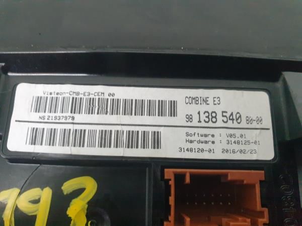 Quadrante / painel de instrumentos CITROËN C4 Cactus