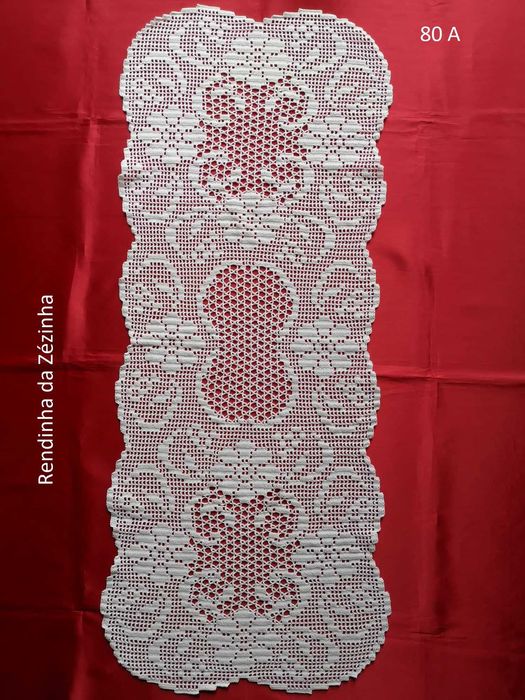 Centro mesa em crochê artesanal