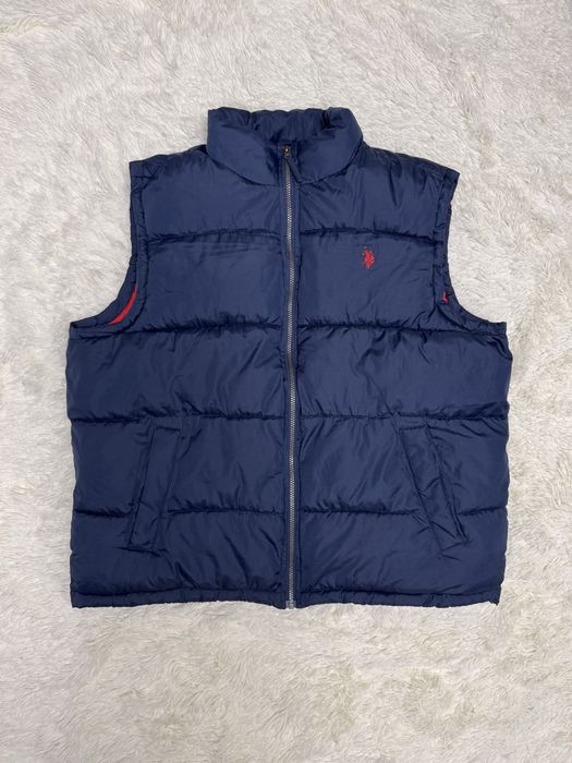 Чоловіча синя жилетка U.S. Polo Assn ОРИГІНАЛ