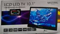 TV przenośny LED 10,1 MISTRAL MI-TV1011 HDMI USB 12V/24V/230V Akumulat