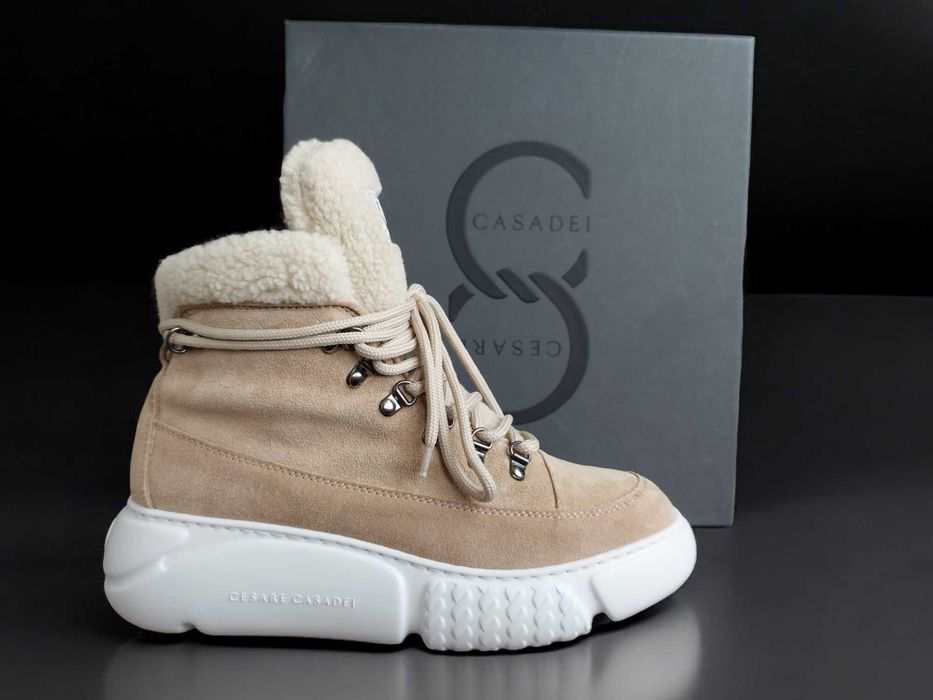 C.Сasadei ! 37р зимние ботинки  Италия Оригинал