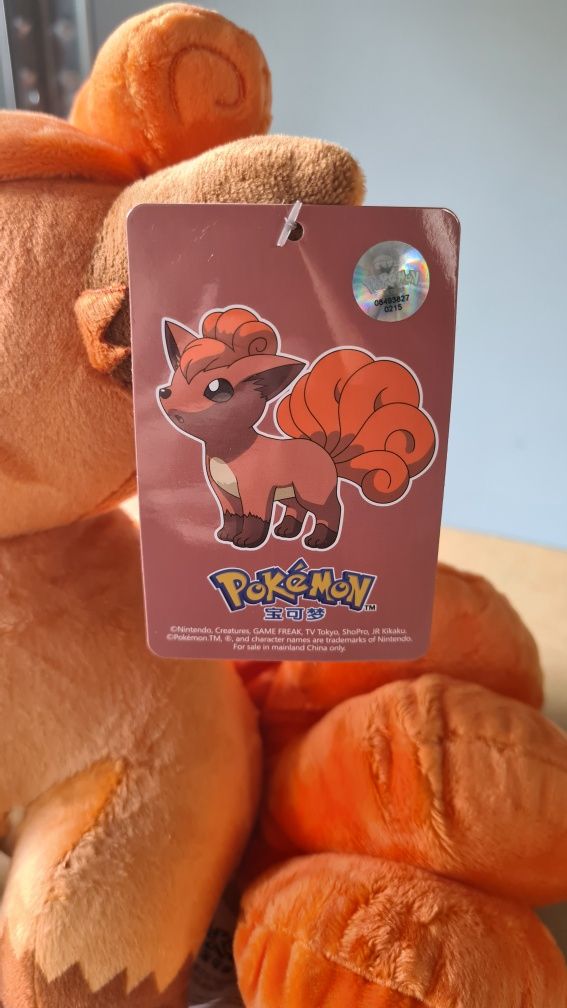 Maskotka Pokemon Vulpix Oryginalna Duża