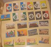 Lote de 28 cromos diferentes, " A História do Futebol" 1974.