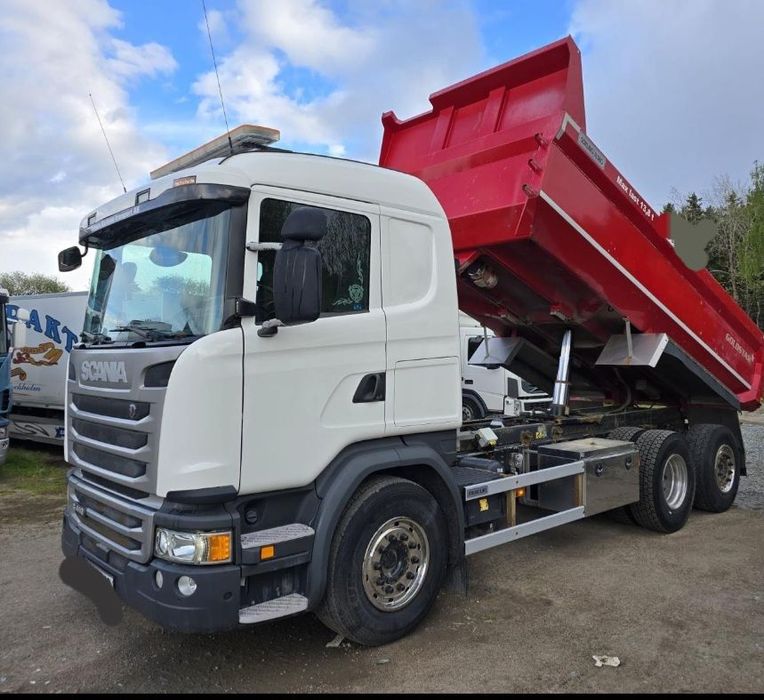 Scania G 410 , 6X2  Euro 6 , bez Egr , Niski przebieg 292000km, 6x2 , 3oś skrętna , Wywrot