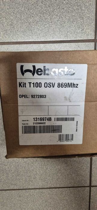 Nowy Telestart T 100 Webasto T100 0SV Pilot zdalne sterowanie Opel