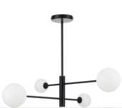 Lampa wisząca Dorado czarna 4xG9