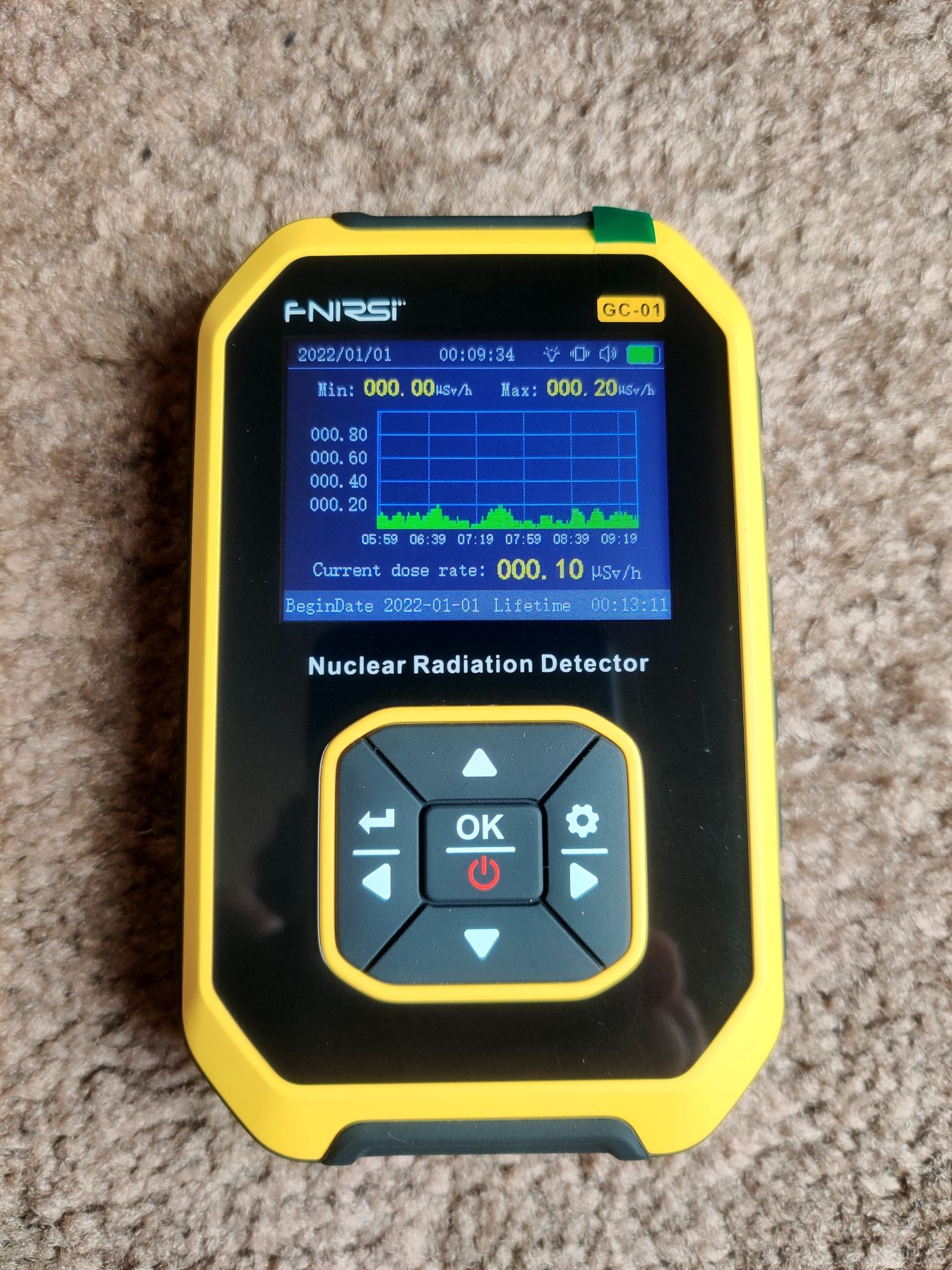 Лічильник Гейгера FNIRSI GC-01