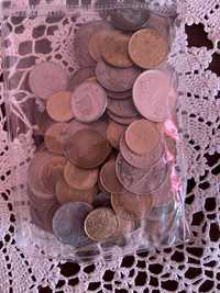 Conjunto de 50 moedas de pesetas espanholas