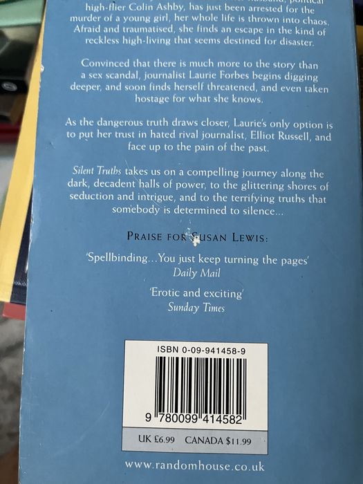 Susan Lewis Silent Truths secrets can MNP
